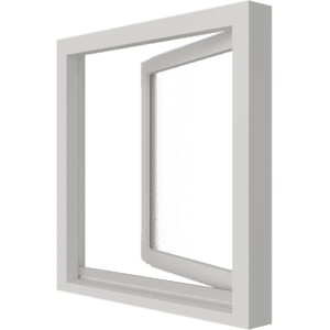 Draai-kiepraam | 1 vak | hout