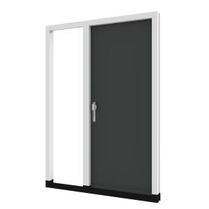 Voordeur TH01 met zijlicht links (binnendraaiend) | hout