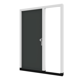 Voordeur TH01 met zijlicht rechts (binnendraaiend) | hout