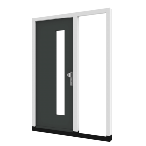 Voordeur TH02 met zijlicht rechts (binnendraaiend) | hout