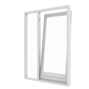 Draai-kiepdeur met zijlicht links – binnendraaiend | hout