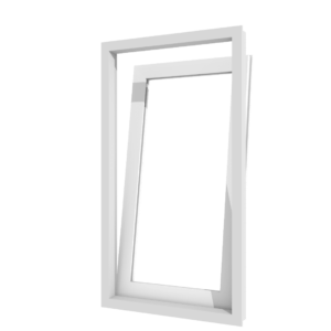 Kunststof draaikiepdeuren