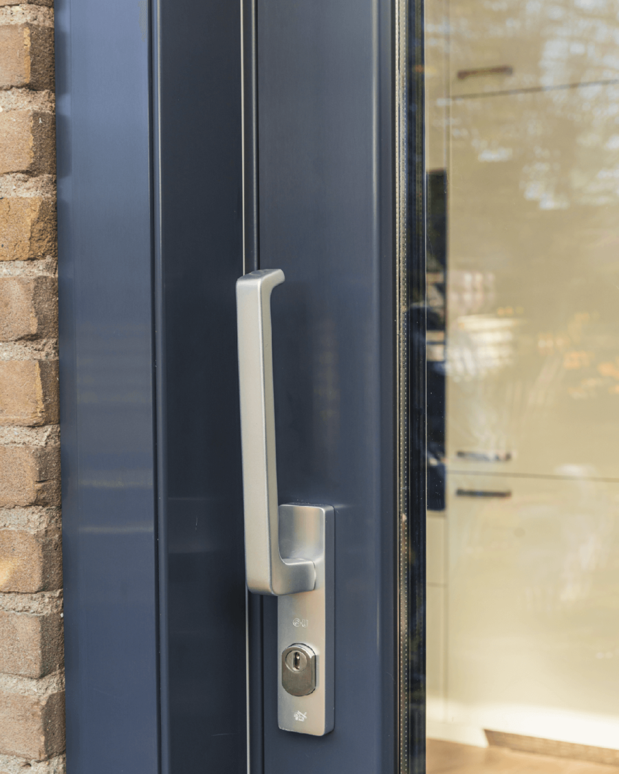 Gealan S9000 bediening zwarte schuifpui