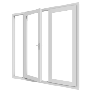 Tuindeuren (stolp) met zijlicht links – buitendraaiend | kunststof