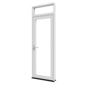 Enkele terrasdeur met bovenlicht (buitendraaiend) | kunststof