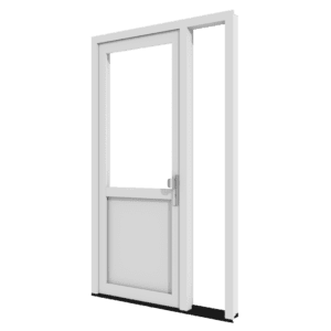 Voordeur TK01 met zijlicht rechts (binnendraaiend) | kunststof