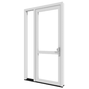 Voordeur TK02 met zijlicht links (binnendraaiend) | kunststof