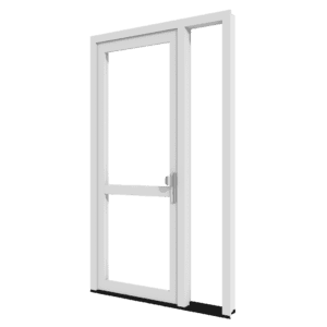 Voordeur TK02 met zijlicht rechts (binnendraaiend) | kunststof