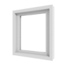 Kunststof vast raam binnensponning 1 vak