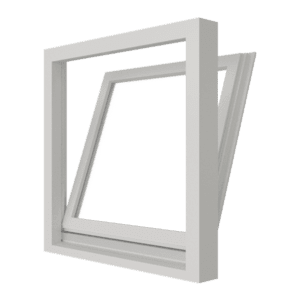 Houten draaikiepramen