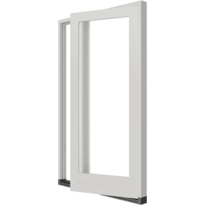 Stapeldorpeldeur met zijlicht links – buitendraaiend | hout