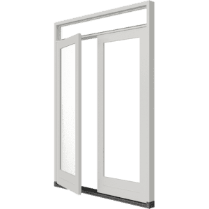 Tuindeur (stolp) met bovenlicht – buitendraaiend | hout